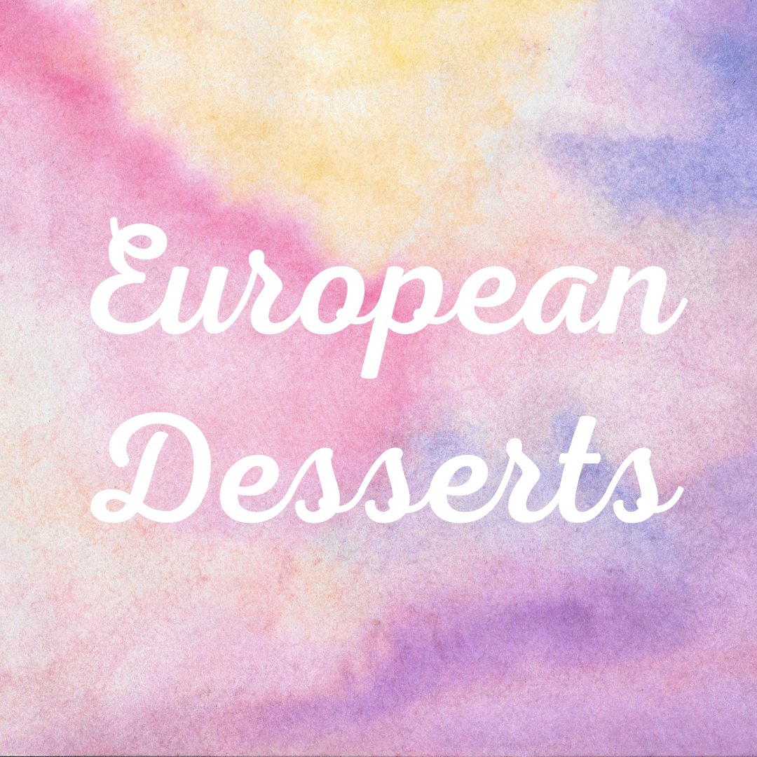 European Desserts