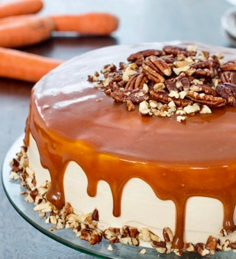 Maple Caramel Carrot Cake